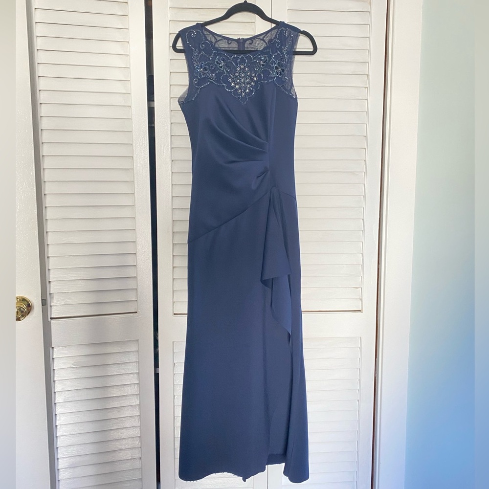 Elegant Navy Blue Dress